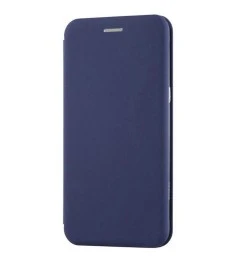 Чехол-книжка iNavi Samsung J6 (2018) J600 (темно-синий)