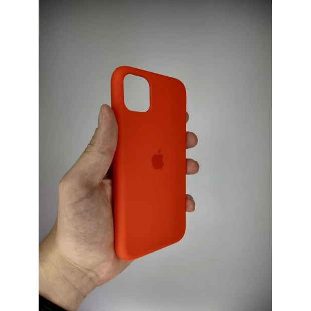 Силикон Original Round Case Apple iPhone 11 (18) Orange