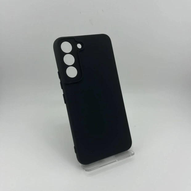 Силікон оригінальний Samsung Galaxy S22 (ShutCam) (чорний)