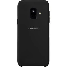 Силиконовый чехол Original Case Samsung Galaxy A6 (2018) A600 (Чёрный)