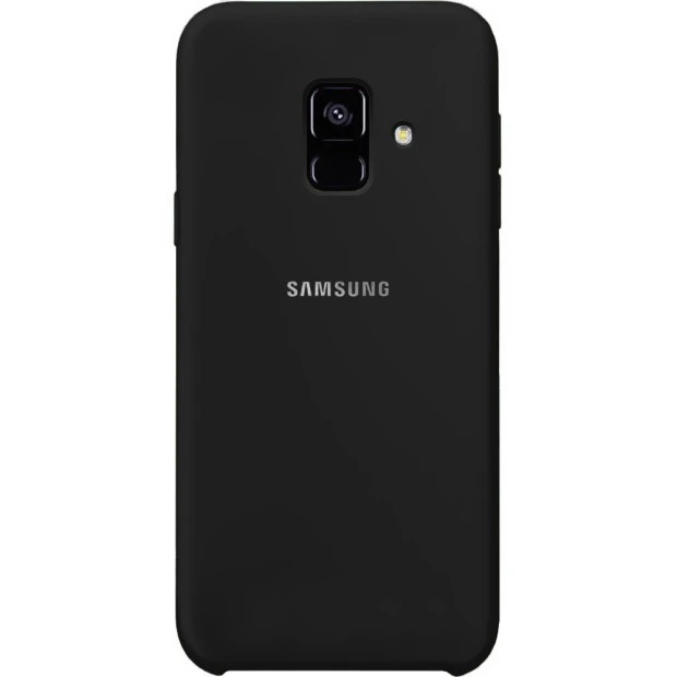 Силиконовый чехол Original Case Samsung Galaxy A6 (2018) A600 (Чёрный)