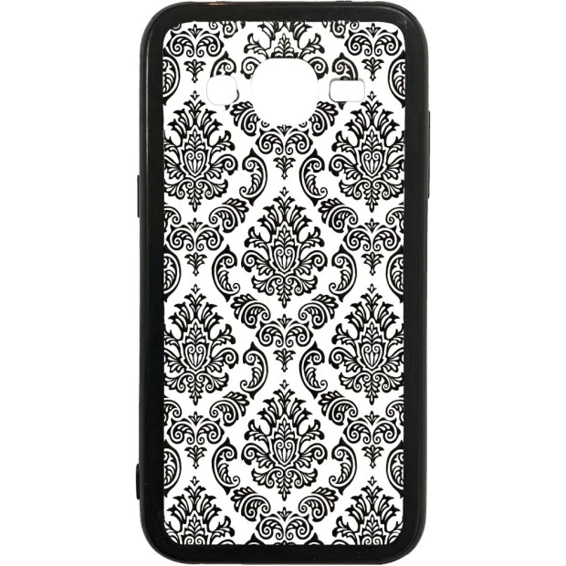 Силиконовый чехол Pattern Samsung Galaxy J2 (2016) j200 (Чёрный)
