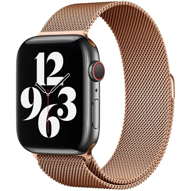 Ремешок Milanese Loop Apple Watch 42 / 44 / 45 / 49mm (Gold)