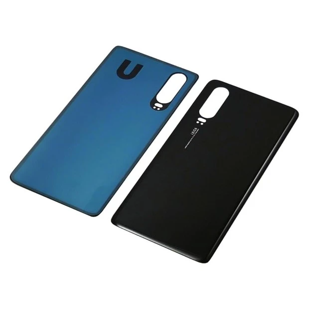 Заднее стекло корпуса для Huawei P30 чёрное