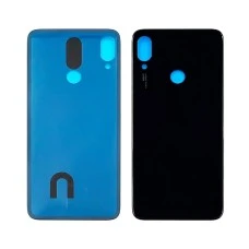 Заднее стекло корпуса для Xiaomi Redmi Note 7 чёрное