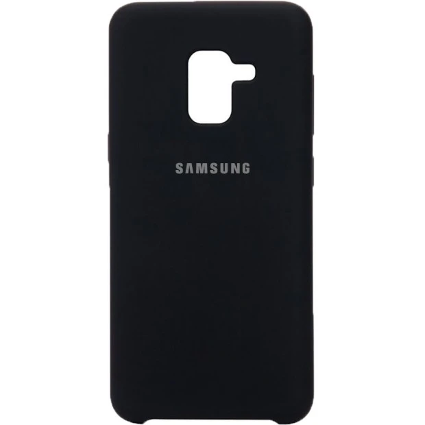 Силиконовый чехол Original Case Samsung Galaxy A8 (2018) A530 (Чёрный)