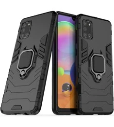Бронь-чехол Ring Armor Case Samsung Galaxy A31 (2020) (Чёрный)