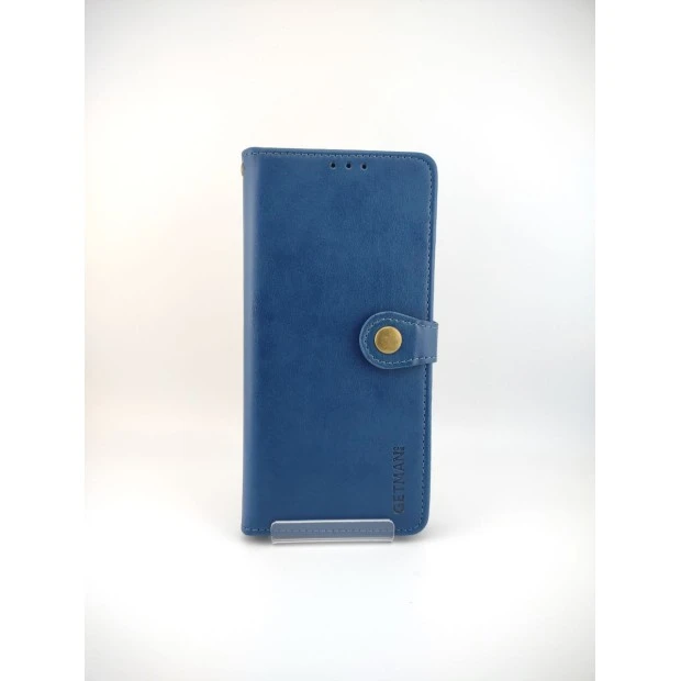 Чехол-книжка Leather Book Gallant Tecno Spark 6 Go (Синий)