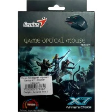 Мышь проводная игровая Genius X7 1600 DPI (Чёрный)