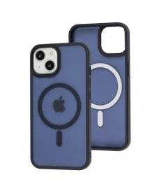 Чохол WAVE Matte Insane з MagSafe для iPhone 14 (Середньо-синій)