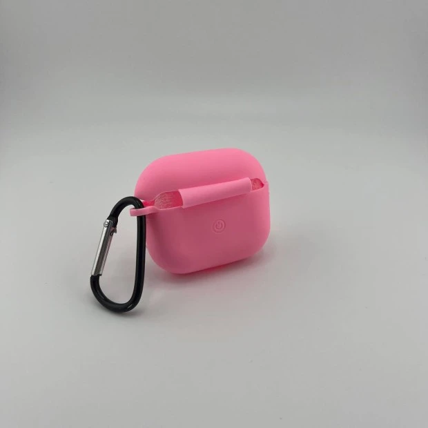 Чохол для навушників Full Silicone Case Apple AirPods 3 (36) Candy Pink