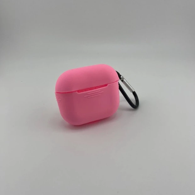 Чохол для навушників Full Silicone Case Apple AirPods 3 (36) Candy Pink