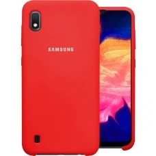 Силикон Original 360 Case Logo Samsung Galaxy A10 / M10 (2019) (Красный)
