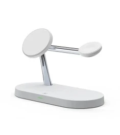 Беспроводное зарядное устройство Magnetic 3in1 (White)