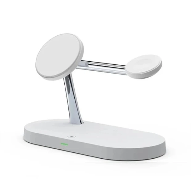 Беспроводное зарядное устройство Magnetic 3in1 (White)