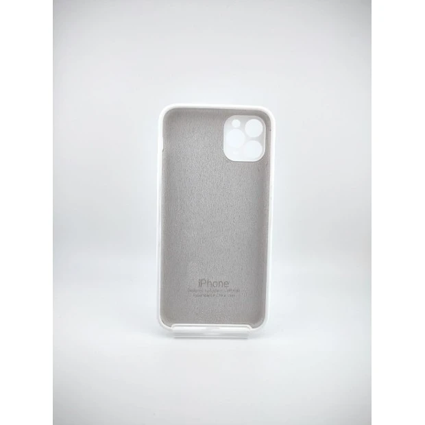 Силикон Original Square RoundCam Case Apple iPhone 11 Pro Max (06) White