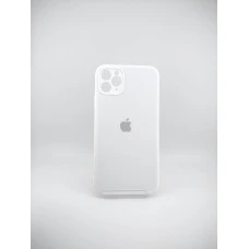 Силіконовий оригінальний чохол Square RoundCam для Apple iPhone 11 Pro Max (06) білий