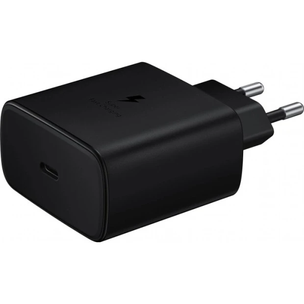 Samsung EP-TA845 45W Charger (1 Type-C) + Type-C to Type-C Cable (Black)