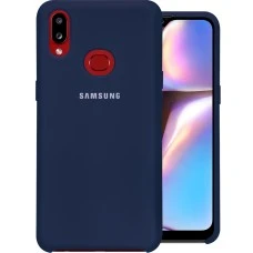 Силикон Original 360 Case Logo Samsung Galaxy A10s (2019) (Тёмно-синий)