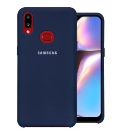 Силикон Original 360 Case Logo Samsung Galaxy A10s (2019) (Тёмно-синий)