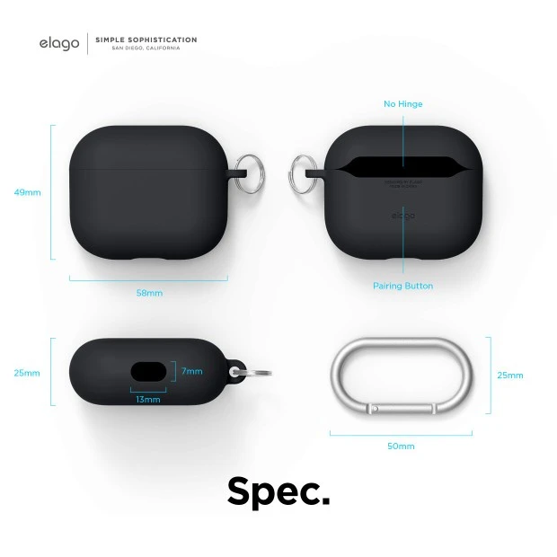 Чехол для наушников Full Silicone Case Apple AirPods 3 (42)