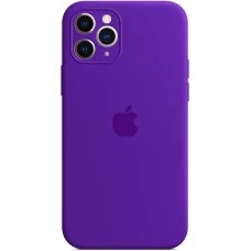 Силіконовий оригінальний чохол RoundCam для Apple iPhone 11 Pro Max (02) ультрафіолетовий