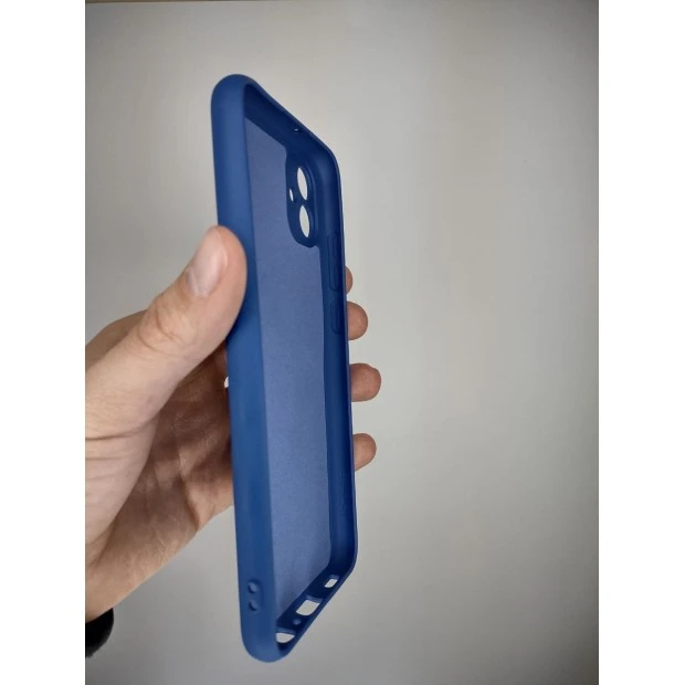 Силіконовий оригінальний 360 чохол для Samsung Galaxy A04E (2022) (ShutCam) (Кобальт)