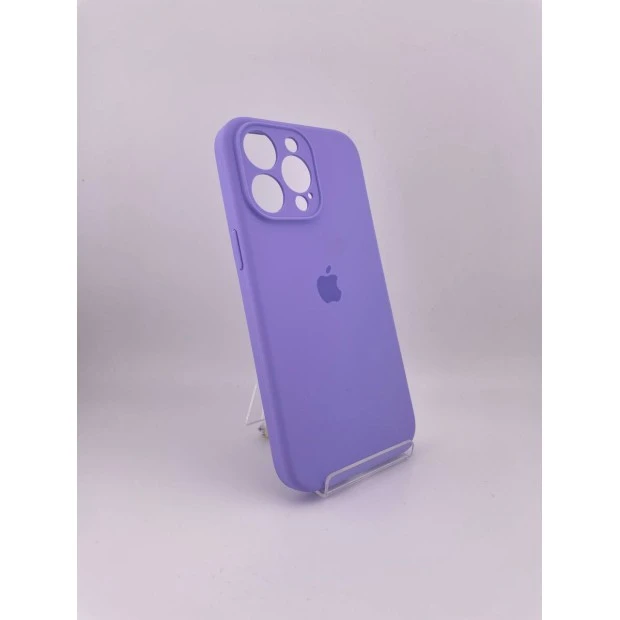 Силикон Original RoundCam Case Apple iPhone 15 Pro Max (43) Glycine