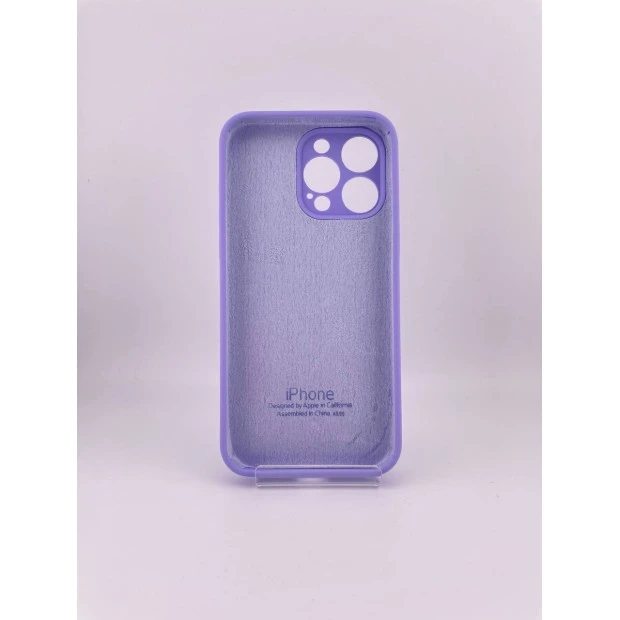 Силикон Original RoundCam Case Apple iPhone 15 Pro Max (43) Glycine