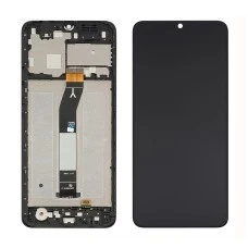 Дисплей для Xiaomi Redmi A3 с чёрным тачскрином и корпусной рамкой