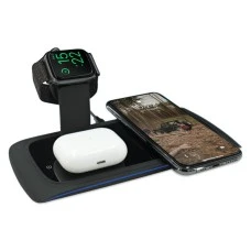 Беспроводное зарядное устройство Fast Charger 3in1 (Чёрный)