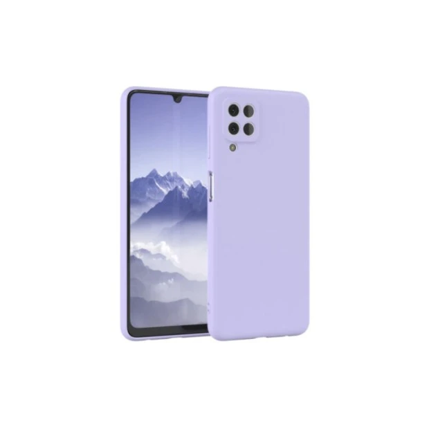 Силікон Чохол Original Samsung Galaxy A22  /  M22  /  M32 (ShutCam) (Бузковий)
