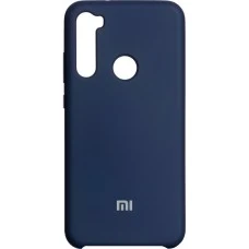 Силиконовый чехол Original Case (HQ) Xiaomi Redmi Note 8 (Тёмно-синий)