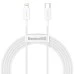 USB-кабель Baseus PD 20W (Type-C to Lightning) (White) CATLYS-A USB-кабель Baseus PD 20W (Type-C to Lightning) (White) CATLYS-A