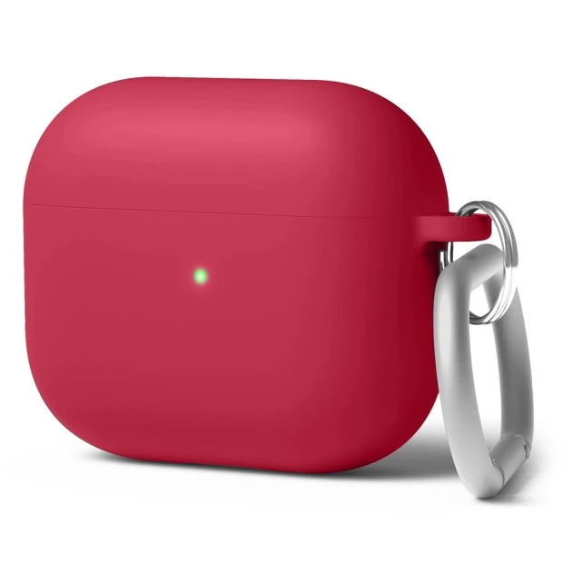 Чехол для наушников Full Silicone Case Apple AirPods 3 (04) Rose Red