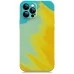 Силікон WAVE Watercolor Case iPhone 12 Pro Max (yellow / dark green)
