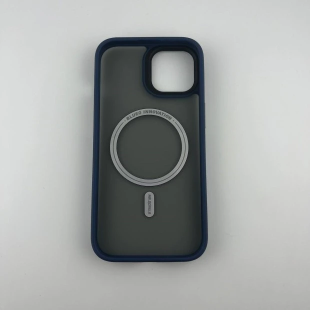 Чохол Blueo Skin Friendly Frosted Anti-Drop для Apple iPhone 15 (Темно-синій)