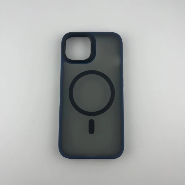 Чохол Blueo Skin Friendly Frosted Anti-Drop для Apple iPhone 15 (Темно-синій)