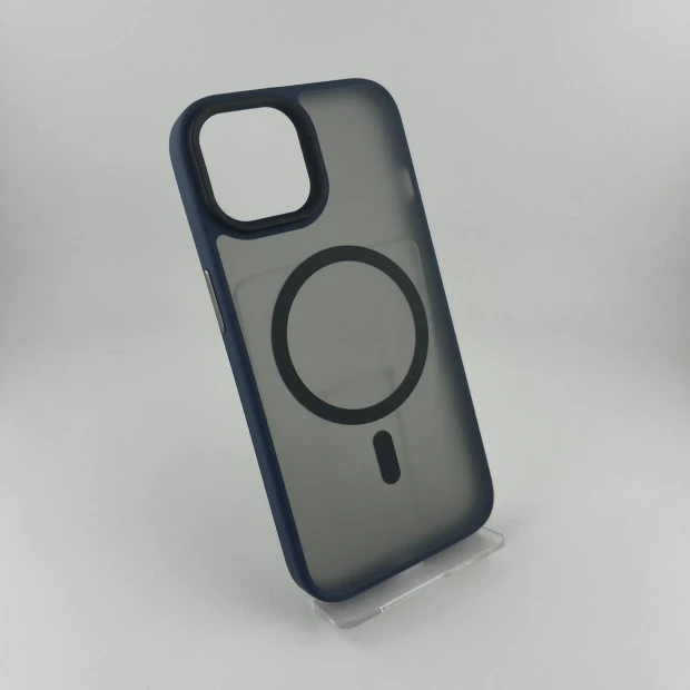 Чохол Blueo Skin Friendly Frosted Anti-Drop для Apple iPhone 15 (Темно-синій)