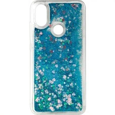 Силикон Liqud Fashion Xiaomi Mi A2 / Mi6x (Blue)