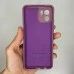 Силіконовий оригінальний чохол 360 Logo для Xiaomi Redmi A2  /  A1 (ShutCam) (Лавандовий)