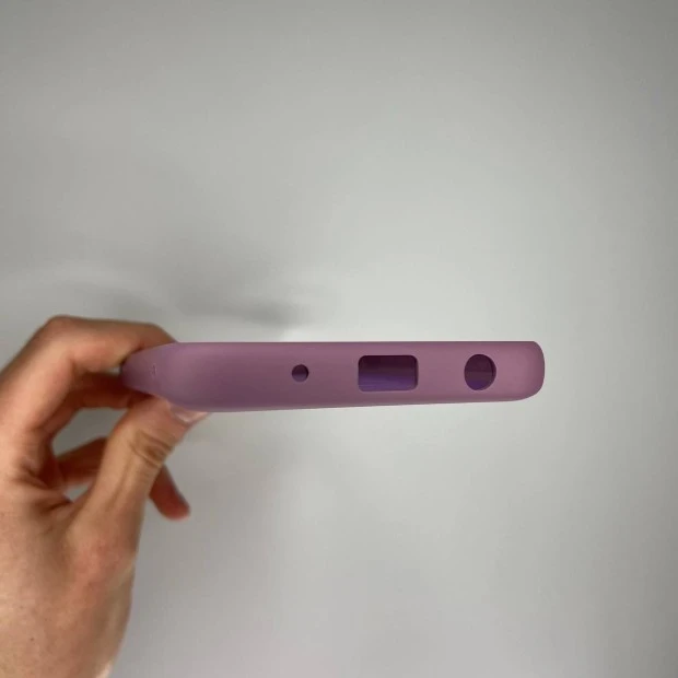 Силіконовий оригінальний чохол 360 Logo для Xiaomi Redmi A2  /  A1 (ShutCam) (Лавандовий)