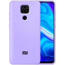 Силикон Original 360 Case Logo Xiaomi Redmi Note 9 (Фиалковый)
