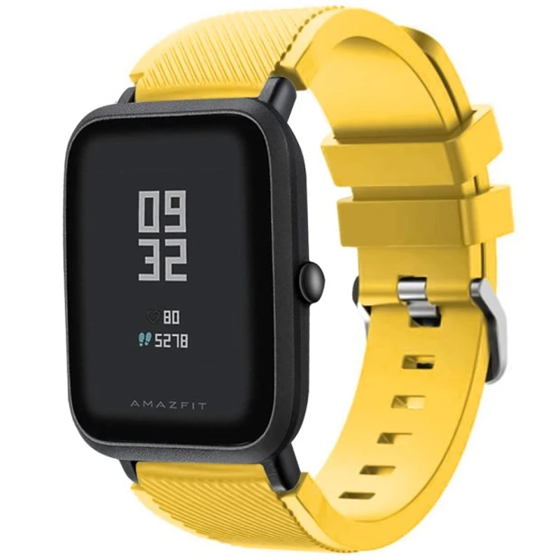 Ремешок Original Design Xiaomi Amazfit Bip 20мм (Buckle) (Жёлтый)