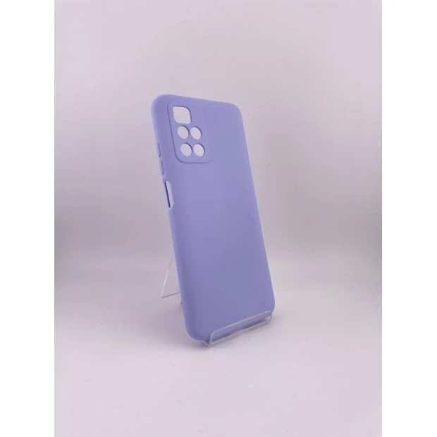 Силіконовий чохол Original Xiaomi Redmi 10 (ShutCam) (Фіалковий)