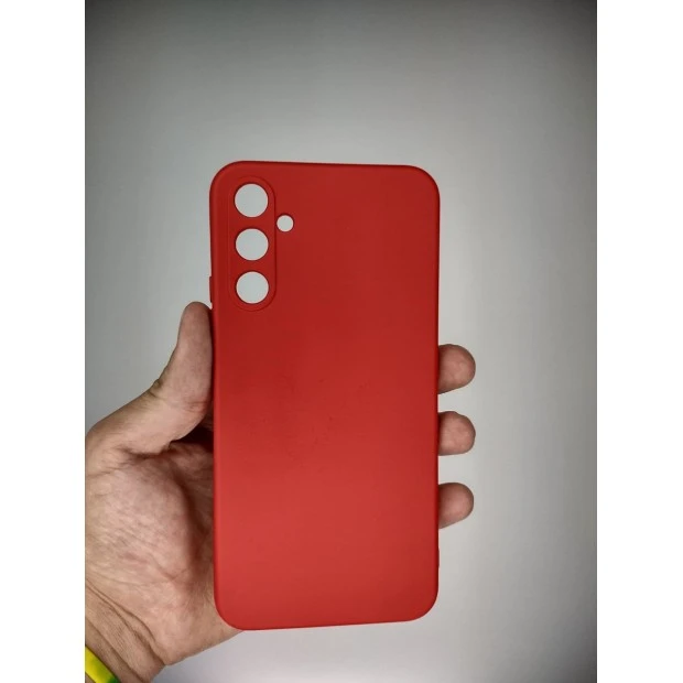 Силікон Original Samsung Galaxy A34 (ShutCam) (Темно-червоний)