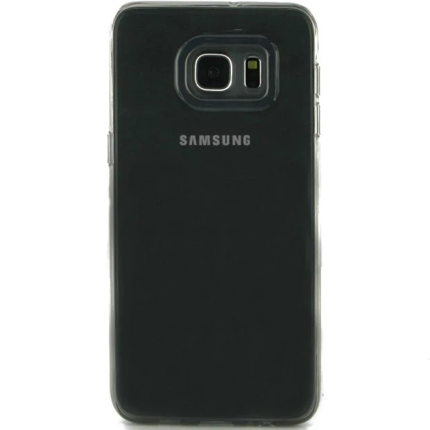 Силиконовый чехол QU Case Samsung S6 Edge (Серый)