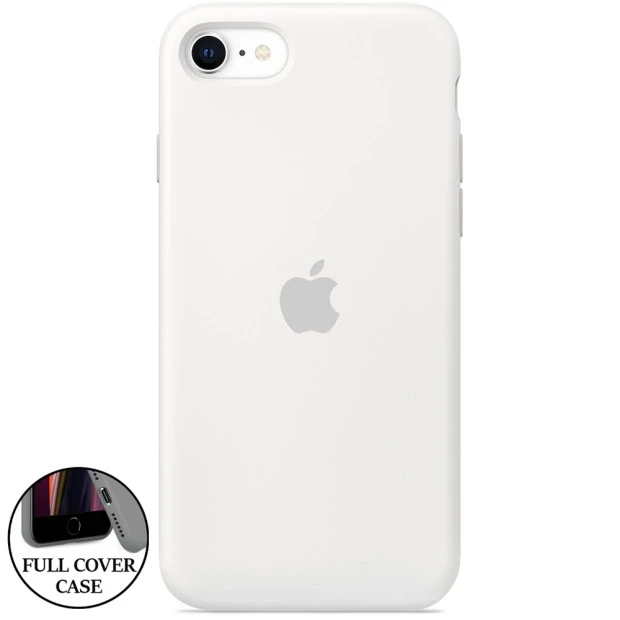 Силикон Original Round Case Apple iPhone 7 / 8 (06) White