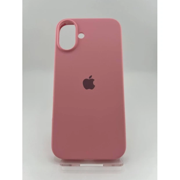 Силикон Original Round Case Apple iPhone 16 Plus (36) Candy Pink