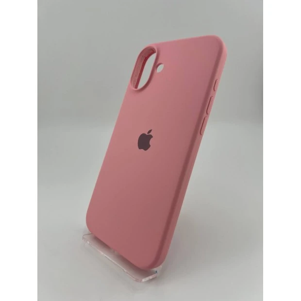 Силикон Original Round Case Apple iPhone 16 Plus (36) Candy Pink